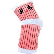 ANNAM Plush sock 15 cm, pink - Dog Toy