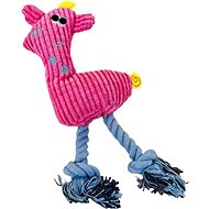 ANNAM Plush giraffe 25 cm, pink - Dog Toy