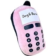 ANNAM Plush squeaky phone 7 × 14 cm, pink - Dog Toy