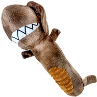 ANNAM Plush dinosaur 29 cm, brown - Dog Toy