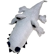 ANNAM Plush crocodile for animals 29 × 19 cm, grey - Dog Toy
