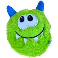 ANNAM Plush smiley squeaky 18 cm, green - Dog Toy