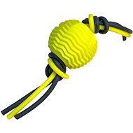ANNAM Rubber ball 23 × 6,5 cm, yellow - Dog Toy Ball