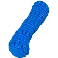 ANNAM Rubber squeaky bone 10 × 3 cm, blue - Dog Toy