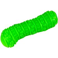ANNAM Rubber squeaky bone 10 × 3 cm, green - Dog Toy