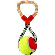ANNAM Rope with ball 30 cm, red - Dog Toy