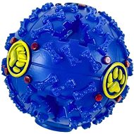 ANNAM Tvrdý pískací míč pro psy 9 cm, modrý - Míček pro psy