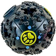 ANNAM Hard squeaky ball for dogs 9 cm, black - Dog Toy Ball