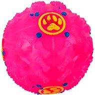 ANNAM Hard squeaky ball for dogs 9 cm, pink - Dog Toy Ball