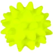 ANNAM Rubber ball with thistles 5,5 cm, yellow - Dog Toy Ball
