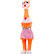 ANNAM Squeaky animal 34 cm, orange fox - Dog Toy