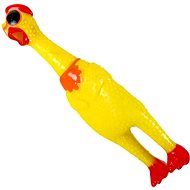 ANNAM Small squeaky chicken 22 cm, yellow - Dog Toy