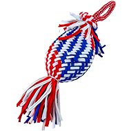 ANNAM Knitted dog toy 30 cm, blue and red - Dog Toy