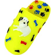 ANNAM Whistling slippers 14 cm, yellow - Dog Toy