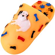 ANNAM Whistling slippers 14 cm, orange - Dog Toy