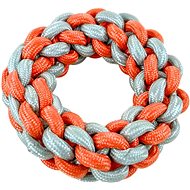 ANNAM Knitting circle for dogs 20 cm, orange-turquoise - Dog Toy