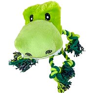 ANNAM Pet with knitted body for biting 23 cm, frog - Dog Toy