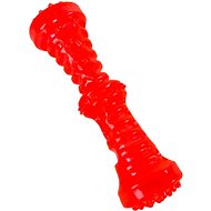 ANNAM Hard rubber dumbbell for biting for dogs 19 cm, orange - Dog Toy