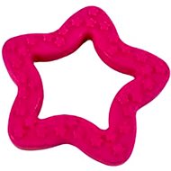 ANNAM Rubber star for dogs 8,5 cm, pink - Dog Toy