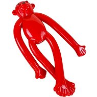 ANNAM Rubber monkey 20 cm, red - Dog Toy