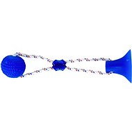 ANNAM Tug of war with suction cup 42 cm, blue - Dog Toy