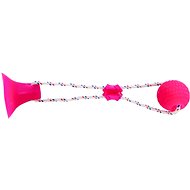ANNAM Suction cup with suction cup 42 cm, pink - Dog Toy