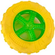 ANNAM Rubber tyre 12,5 cm, yellow - Dog Toy