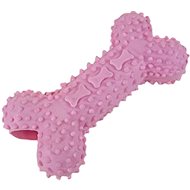ANNAM Rubber bone for dogs 14,5 cm, pink - Dog Toy