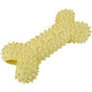 ANNAM Rubber bone for dogs 14,5 cm, yellow - Dog Toy