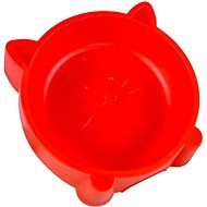 ANNAM Cat-shaped bowl 14 cm, red - Dog Bowl