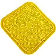 ANNAM Licking mat with suction cup 20 cm, yellow - Lick Mat