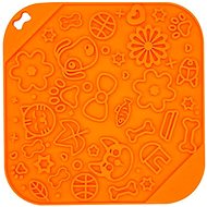ANNAM Licking mat against chewing 30 cm, orange - Lick Mat