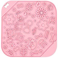 ANNAM Licking mat against chewing 30 cm, pink - Lick Mat