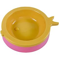 ANNAM Fish bowl 15 cm, yellow/pink - Dog Bowl