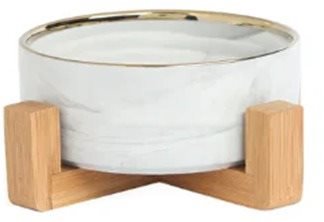ANNAM Ceramic bowl 12 cm, grey - Dog Bowl