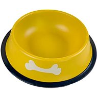 ANNAM Stainless steel bowl 15 cm, yellow - Dog Bowl