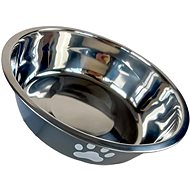 ANNAM Stainless steel bowl 11 cm, grey - Dog Bowl