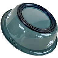 ANNAM Stainless steel bowl 11 cm, dark green - Dog Bowl