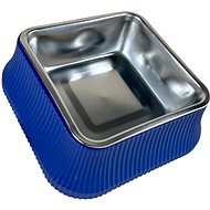 ANNAM Stainless steel bowl with removable bowl 18 cm, blue - Dog Bowl