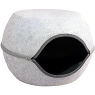 ANNAM Pet house oval 34 × 45 cm, grey - Pet Bed
