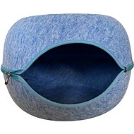 ANNAM Pet house oval 34 × 45 cm, blue - Pet Bed