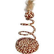 ANNAM Spiral ball for cats 15 × 26 cm, brown - Cat Toy