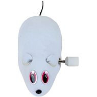 ANNAM Rolling mouse on flywheel 10 cm, white - Cat Toy Mouse