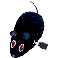 ANNAM Rolling mouse on flywheel 10 cm, black - Cat Toy Mouse