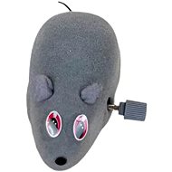 ANNAM Rolling mouse on flywheel 10 cm, grey - Cat Toy Mouse