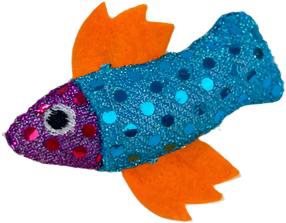 ANNAM fish for cats, blue - Cat Toy