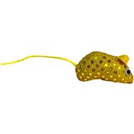ANNAM Mouse for cats 15 cm, yellow - Cat Toy Mouse