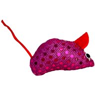 ANNAM Mouse for cats 15 cm, pink - Cat Toy Mouse