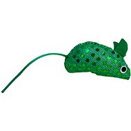 ANNAM Mouse for cats 15 cm, green - Cat Toy Mouse
