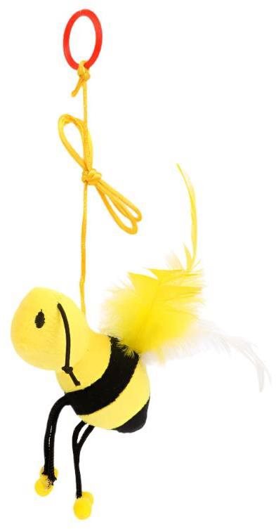 ANNAM Plush pet for pets 10 - 20 cm, Bee - Cat Toy